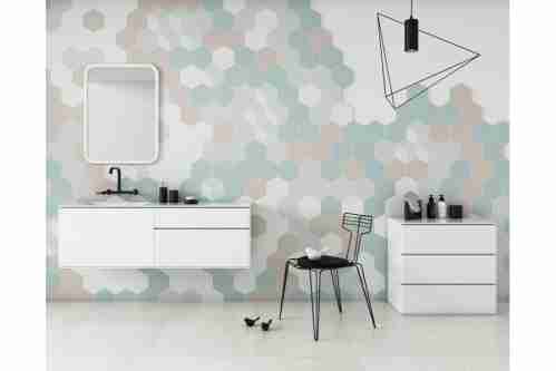 Плитка керамическая Paradyz Esagon Linium Beige настенная 19,8х17,1